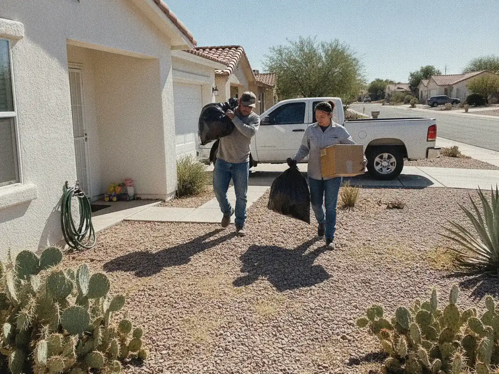 Curbside junk and waste collection in Las Cruces, NM
