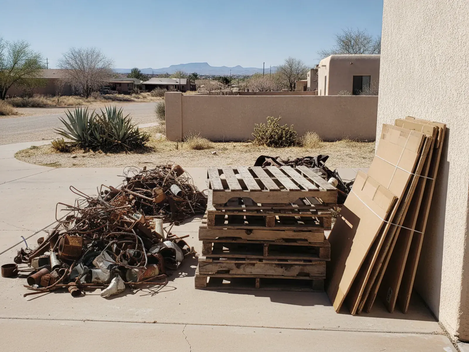 Sorting and responsible disposal for an Doña Ana County job